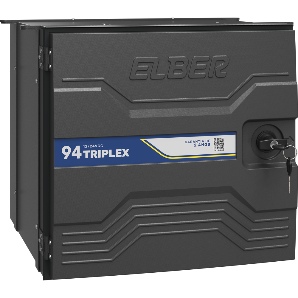 Geladeira de Caminhão Elber Externa Triplex 94 litros 12V/24V